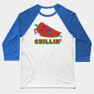 Chilli Chillin', Red Chili Baseball T-Shirt